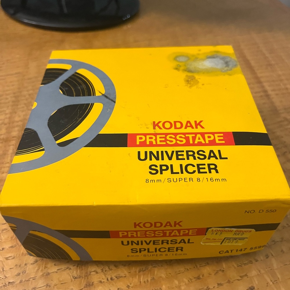 Kodak Presstape Universal Splicer - Yellow and Black